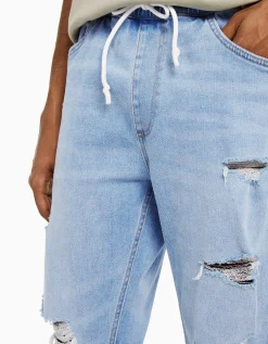 HOMME BERSHKA Jeans*Jean jogger déchiré