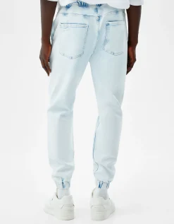 HOMME BERSHKA Pantalons et jeans*Jean jogger déchiré