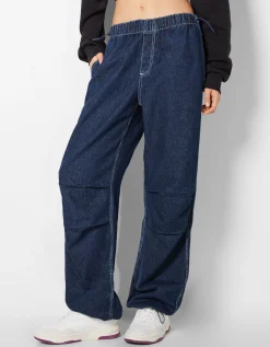 FEMME BERSHKA Jeans*Jean jogger parachute