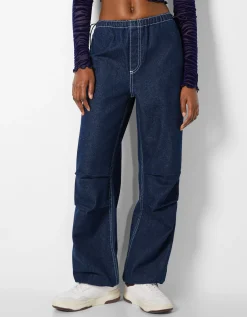 FEMME BERSHKA Jeans*Jean jogger parachute