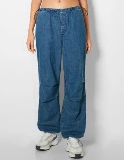 FEMME BERSHKA Jeans*Jean jogger parachute