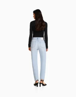 FEMME BERSHKA Jeans*Jean mom déchiré