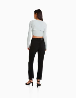 FEMME BERSHKA Jeans*Jean mom déchiré