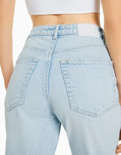FEMME BERSHKA Jeans*Jean mom slim décontracté