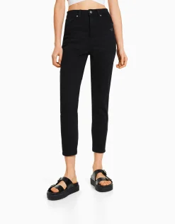 FEMME BERSHKA Jeans*Jean mom slim décontracté