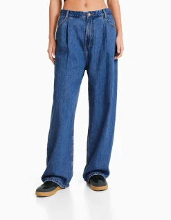 FEMME BERSHKA Jeans*Jean 90’s plissé