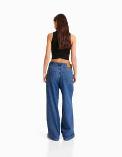 FEMME BERSHKA Jeans*Jean 90’s plissé