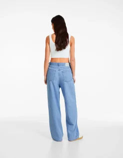 FEMME BERSHKA Jeans*Jean 90’s plissé