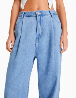 FEMME BERSHKA Jeans*Jean 90’s plissé