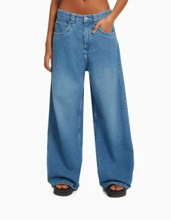 FEMME BERSHKA Vêtements*Jean 90’s Rave super baggy