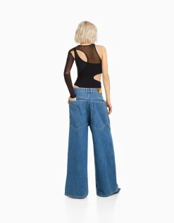 FEMME BERSHKA Vêtements*Jean 90’s super baggy