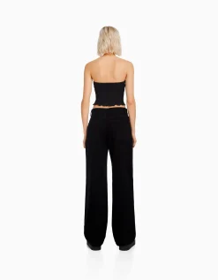 FEMME BERSHKA Jeans*Jean 90’s wide leg déchiré