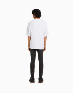 HOMME BERSHKA Jeans*Jean skinny déchirures taches de peinture