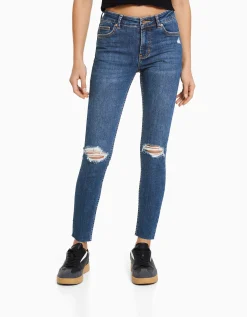 FEMME BERSHKA Jeans*Jean skinny taille basse vintage