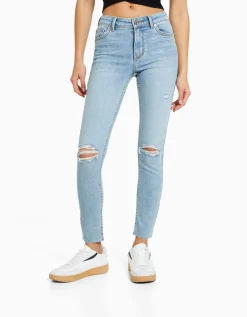 FEMME BERSHKA Jeans*Jean skinny taille basse vintage