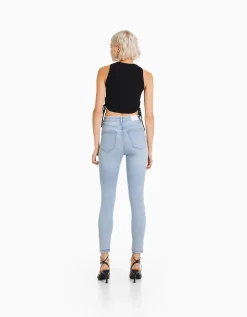 FEMME BERSHKA Jeans*Jean skinny taille haute