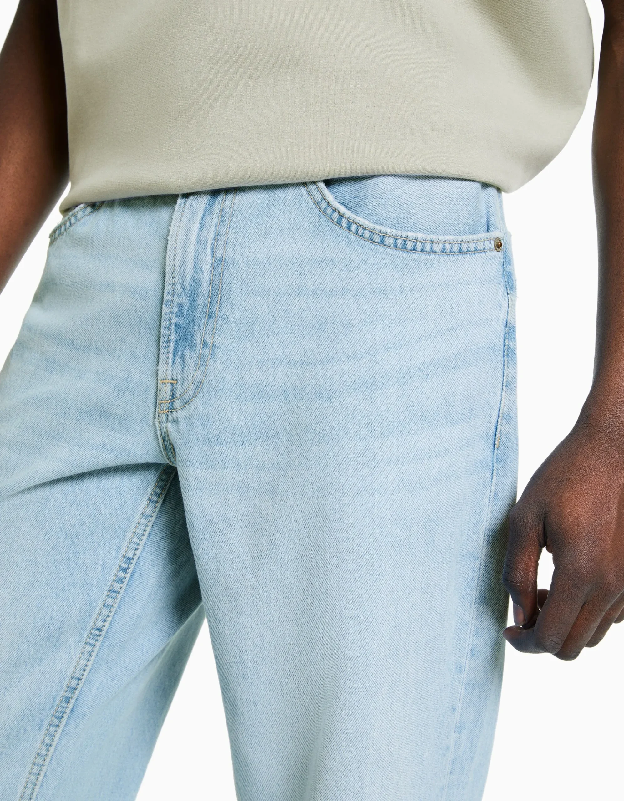 HOMME BERSHKA Vêtements*Jean straight style vintage