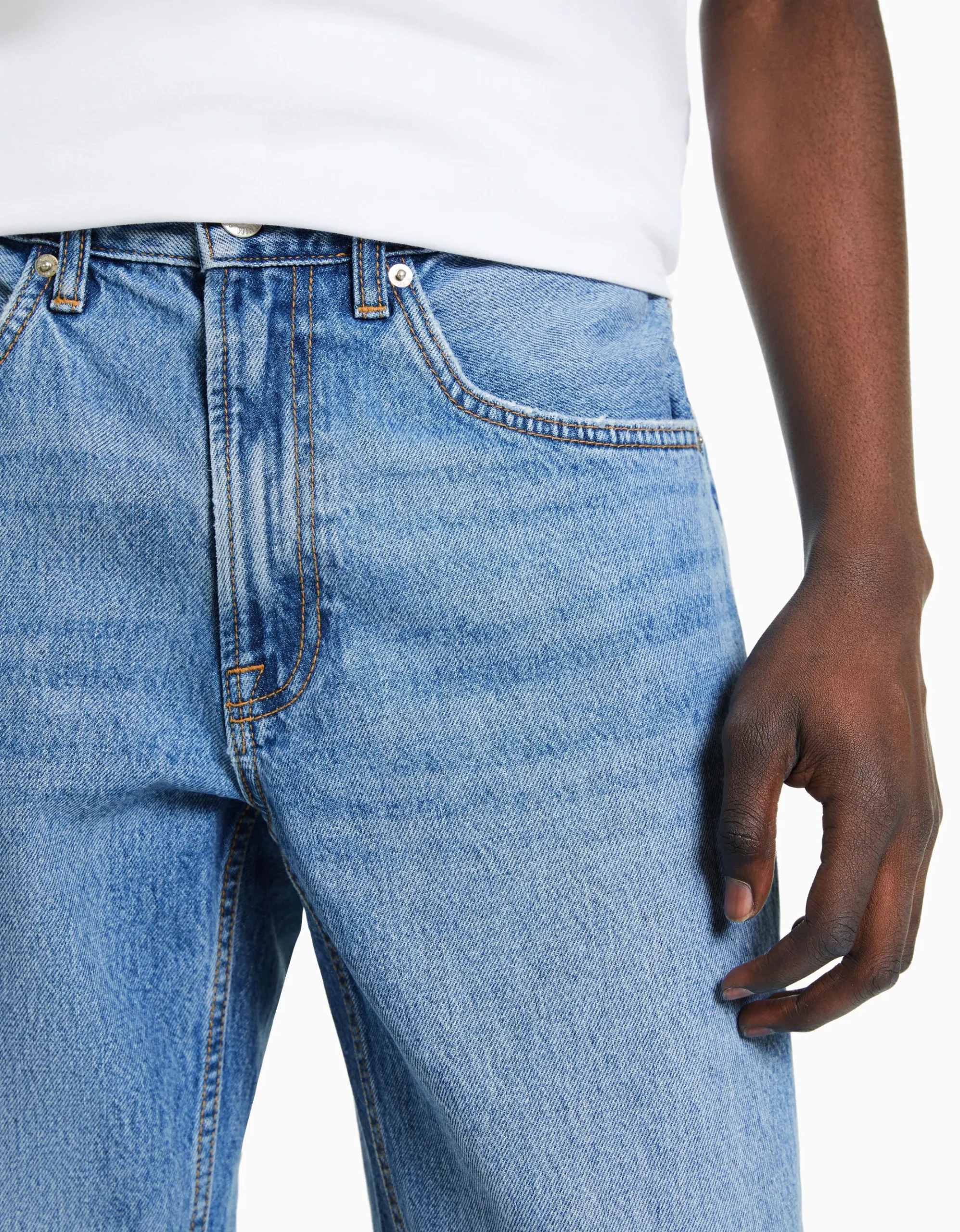 HOMME BERSHKA Jeans*Jean straight style vintage
