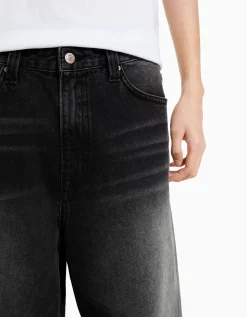 HOMME BERSHKA Vêtements*Jean super baggy effet usé