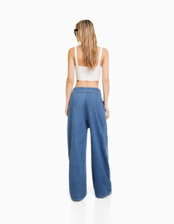 FEMME BERSHKA Jeans*Jean tailoring taille