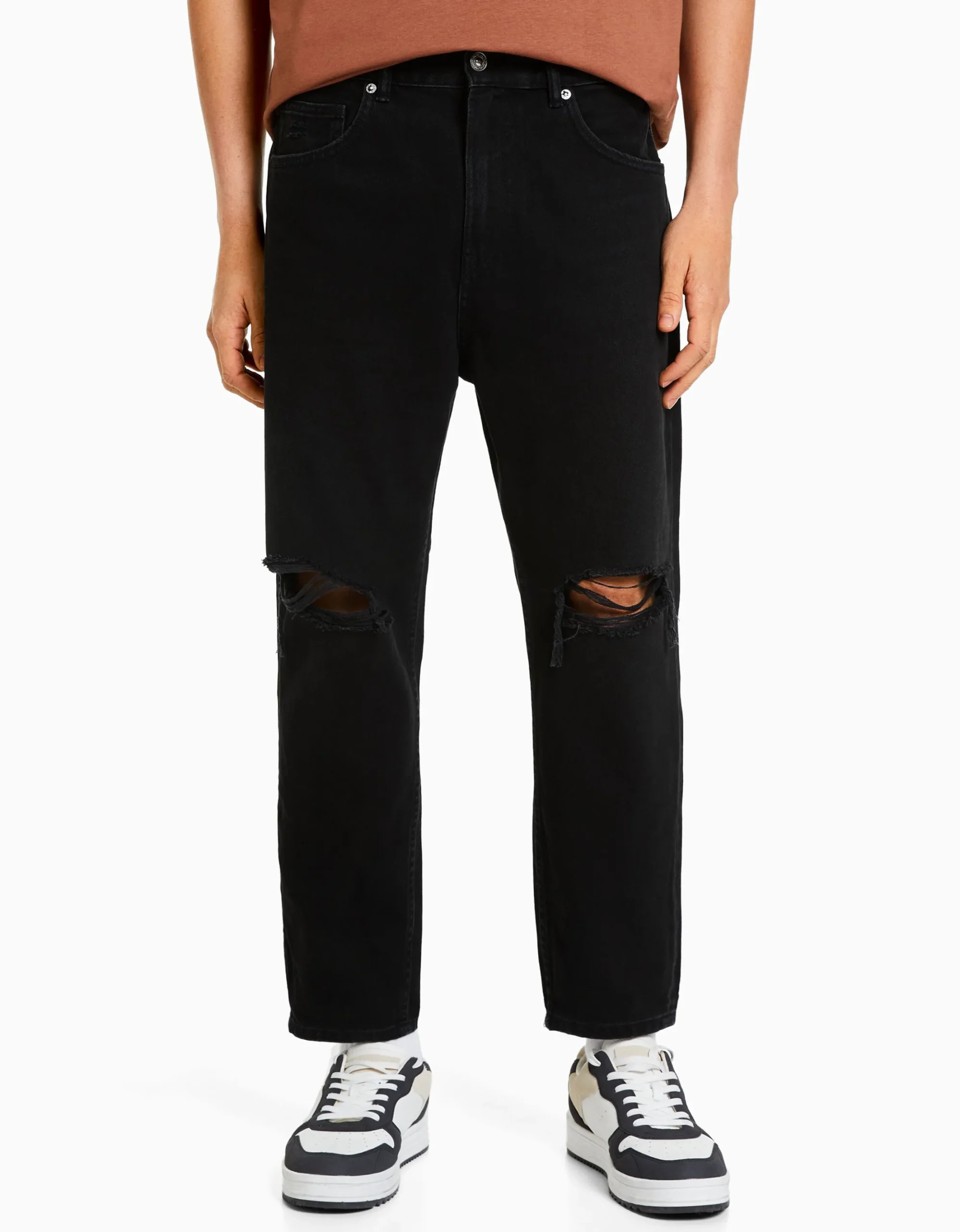 HOMME BERSHKA Jeans*Jeans loose déchirés