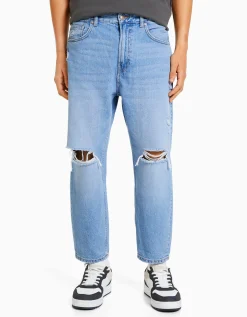 HOMME BERSHKA Jeans*Jeans loose déchirés