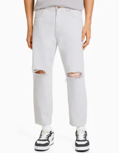 HOMME BERSHKA Jeans*Jeans loose déchirés