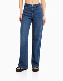FEMME BERSHKA Vêtements*Jeans 90's wide leg