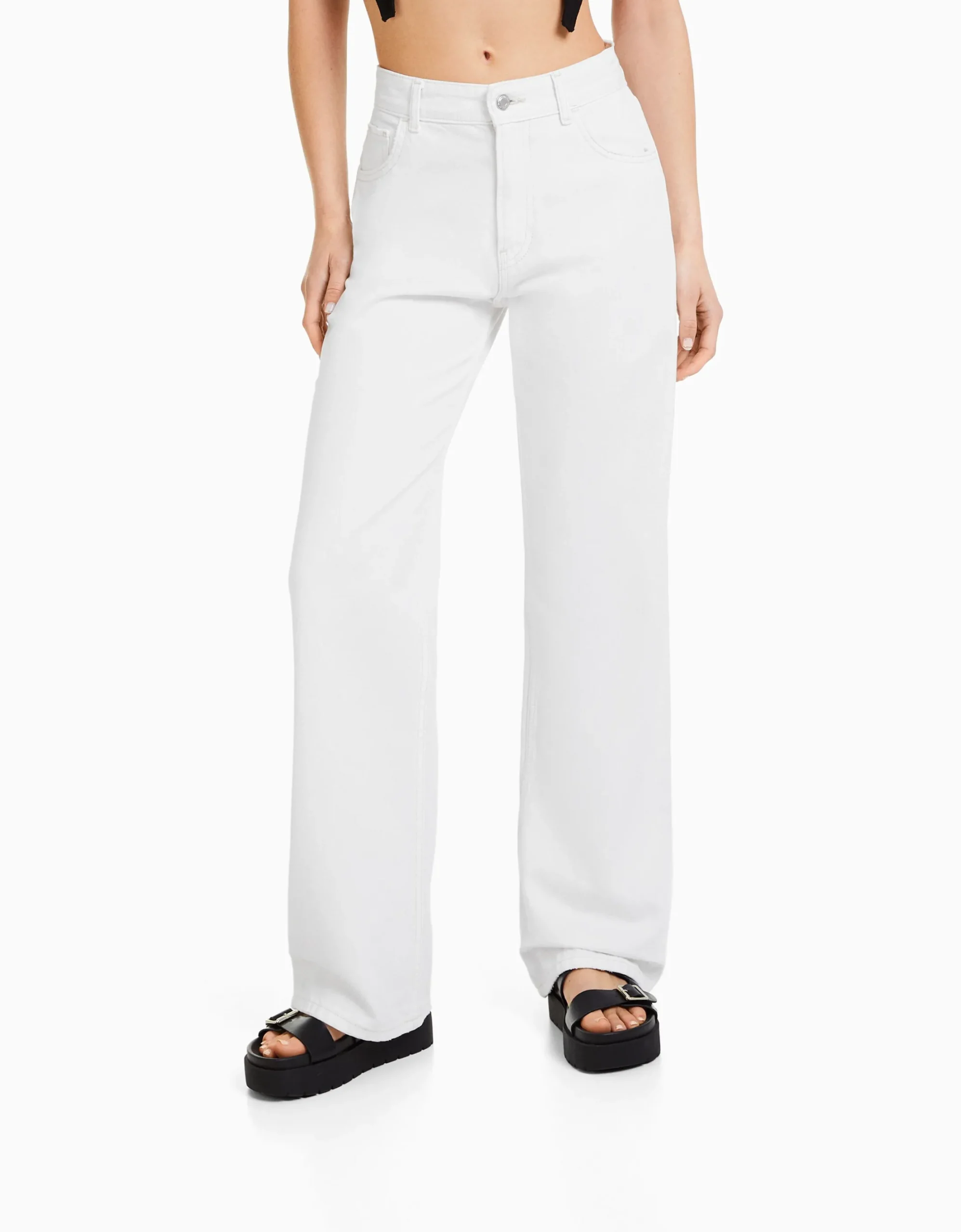 FEMME BERSHKA Vêtements*Jeans 90's wide leg