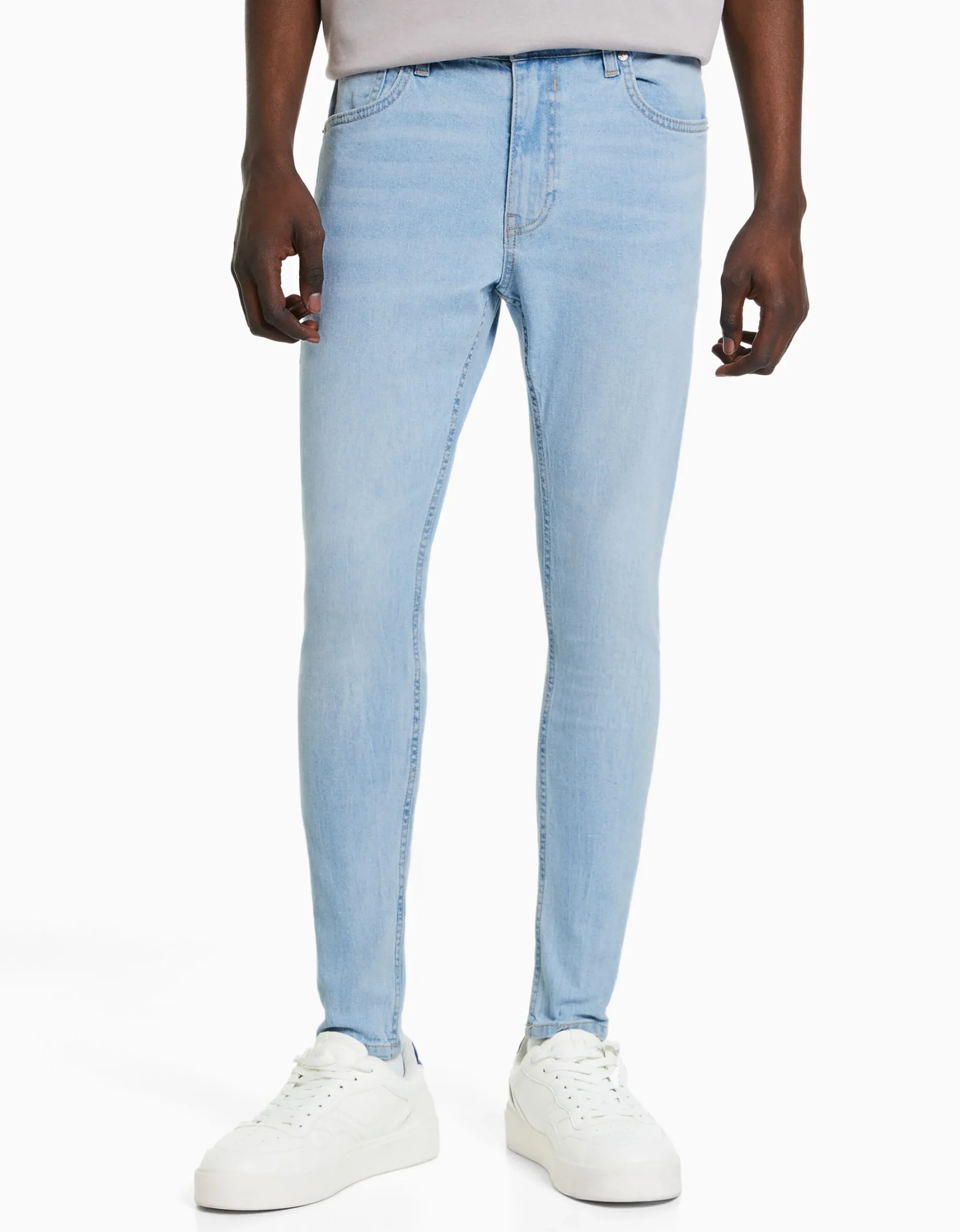 HOMME BERSHKA Pantalons et jeans*Jeans super skinny