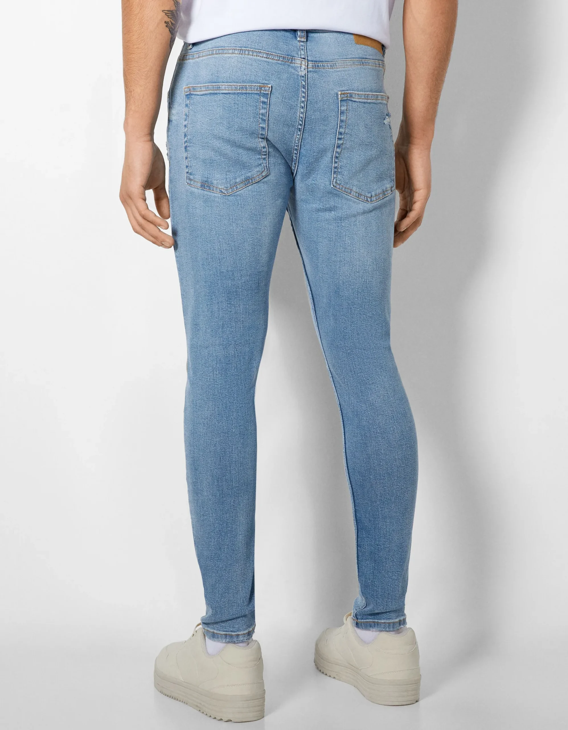 HOMME BERSHKA Jeans*Jeans super skinny déchirés