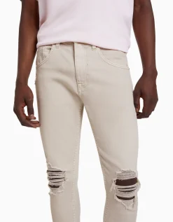 HOMME BERSHKA Jeans*Jeans super skinny déchirés