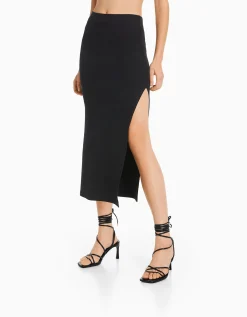 FEMME BERSHKA Jupes*Jupe longue coton