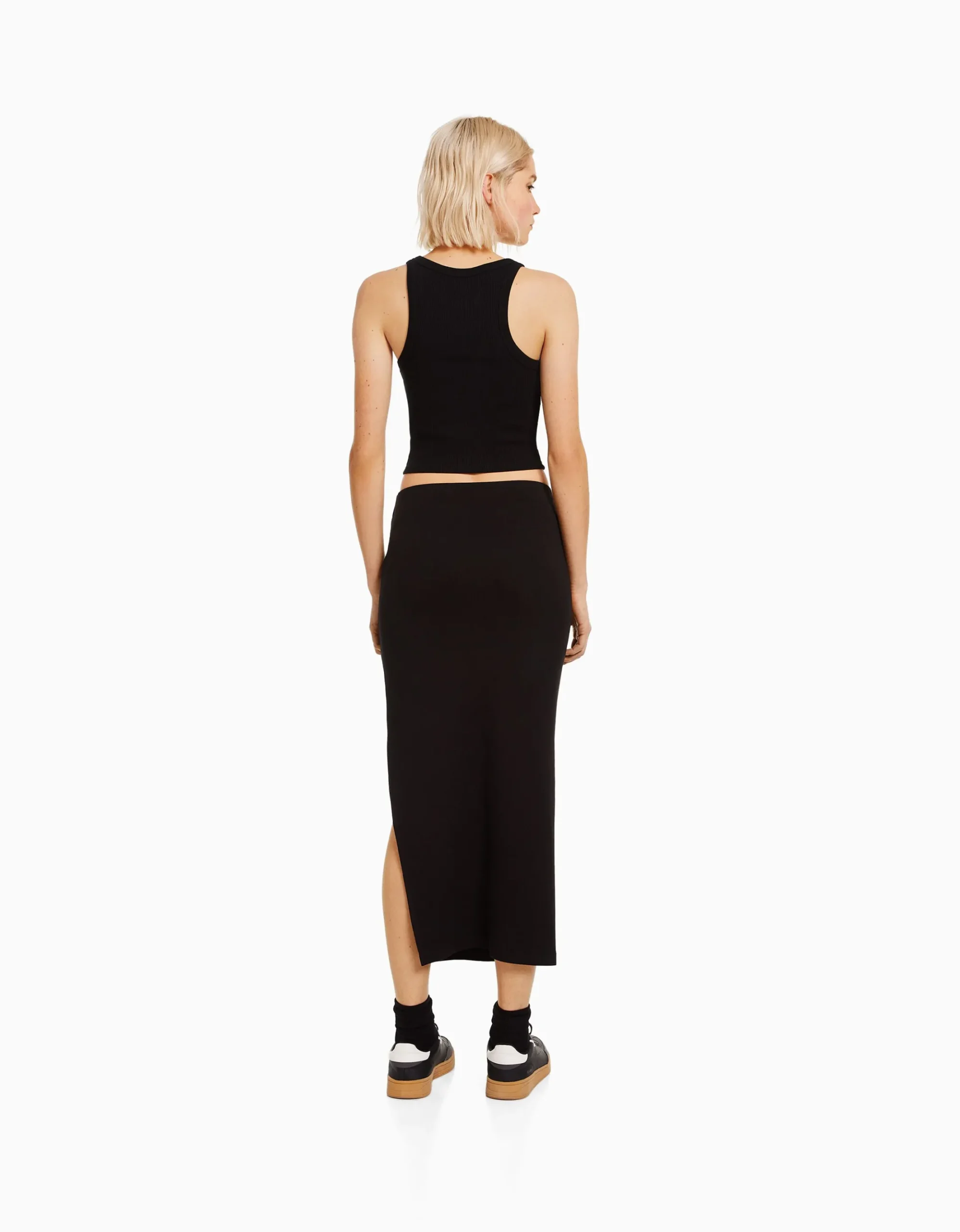 FEMME BERSHKA #bershkastyle*Jupe longue coton