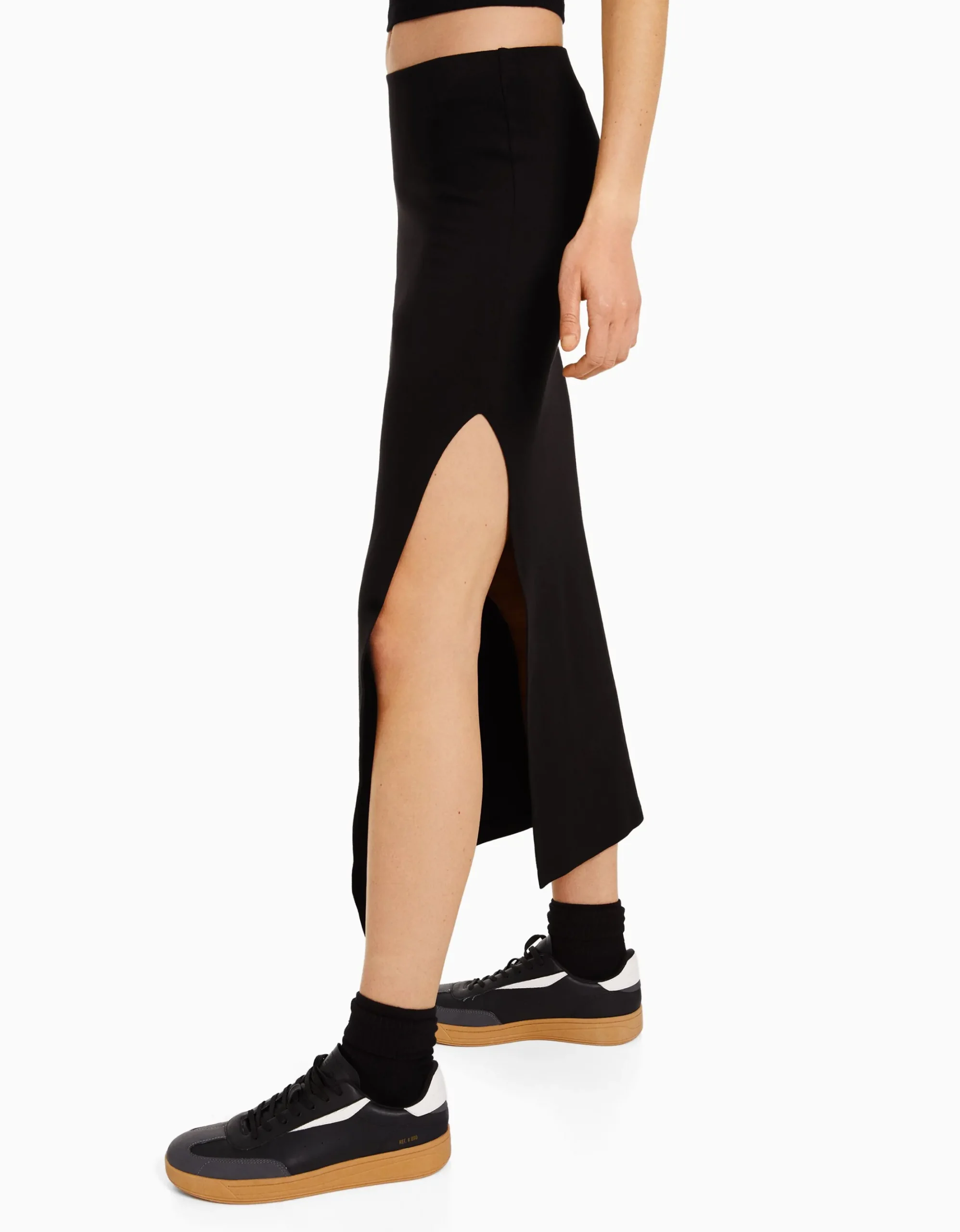 FEMME BERSHKA #bershkastyle*Jupe longue coton