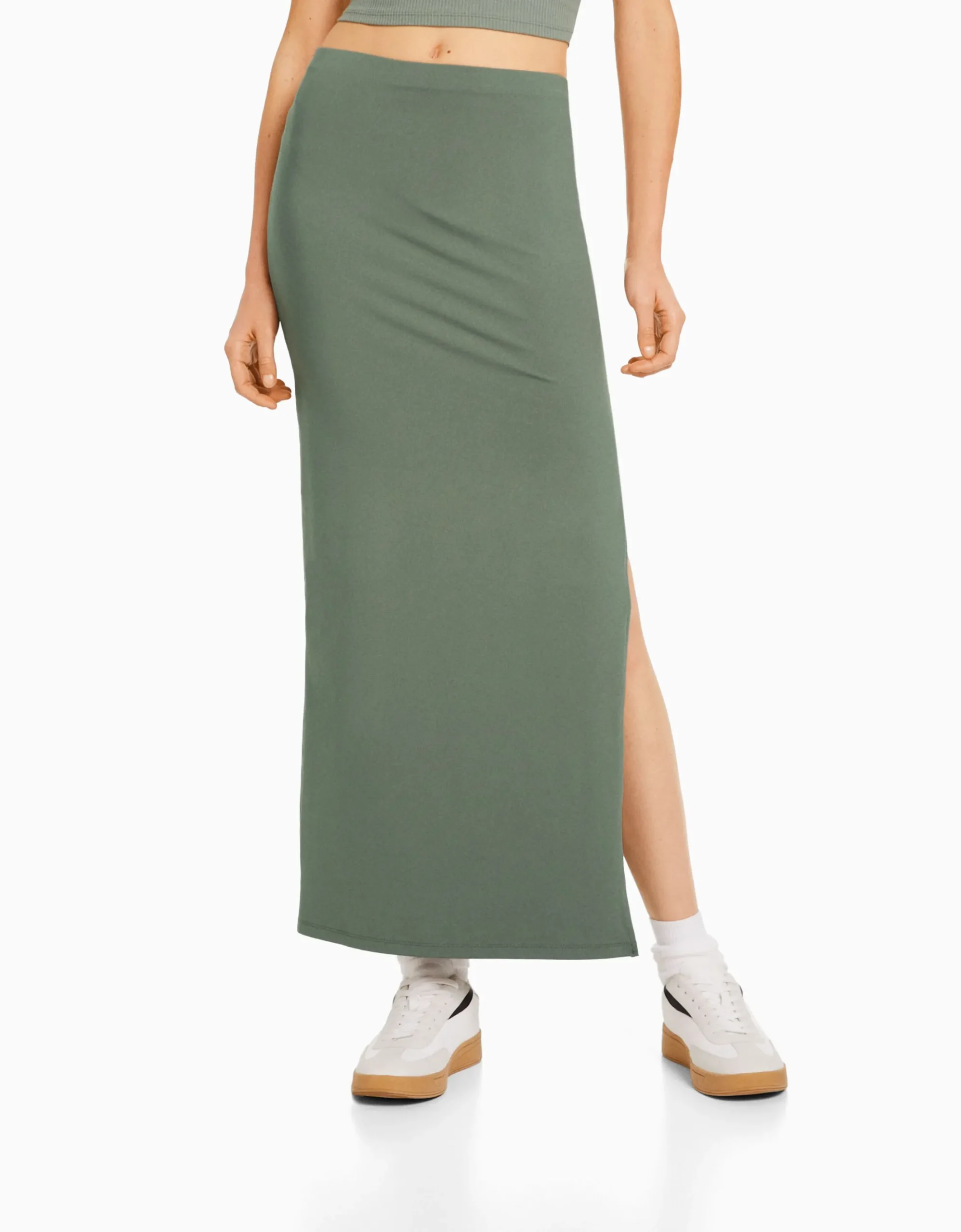 FEMME BERSHKA #bershkastyle*Jupe midi