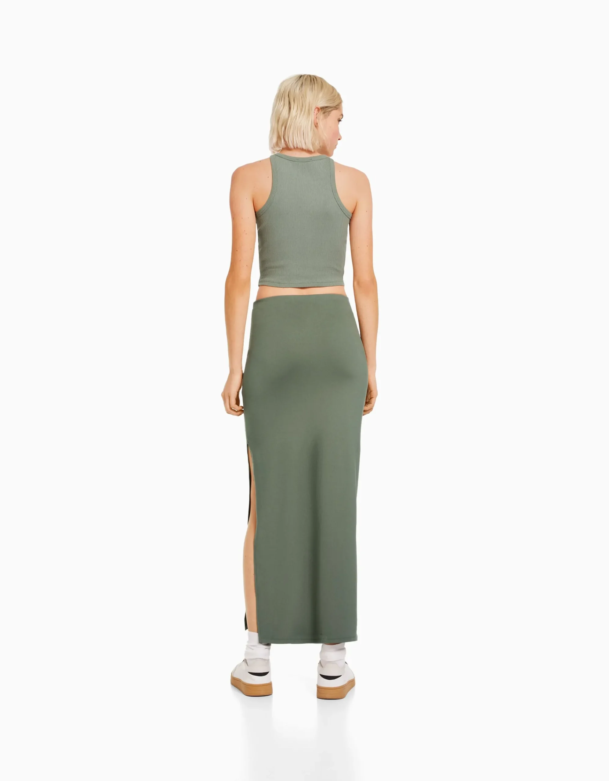 FEMME BERSHKA #bershkastyle*Jupe midi