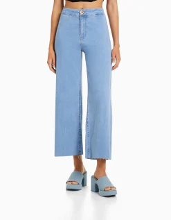 FEMME BERSHKA Jeans*Jupe-culotte jean