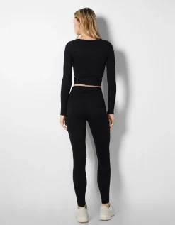 FEMME BERSHKA Pantalons*Leggings sans coutures