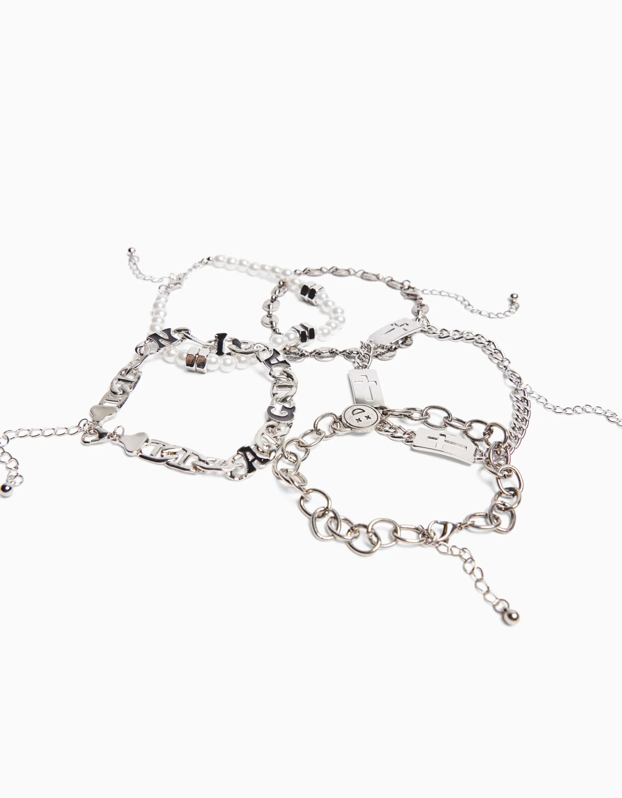 HOMME BERSHKA Tout voir*Lot 5 bracelets perles