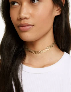FEMME BERSHKA Tout voir*Lot 4 chaînes collier ras du cou