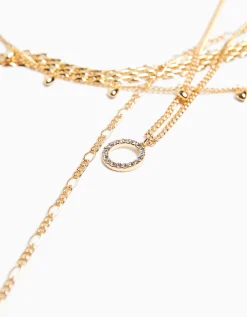 FEMME BERSHKA Tout voir*Lot 4 chaînes collier ras du cou