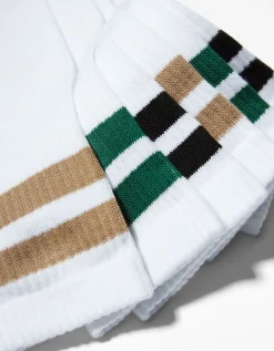 HOMME BERSHKA Chaussettes*Lot 3 paires de chaussettes rayures