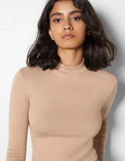 FEMME BERSHKA Packs*Lot 2 tops manches longues col montant