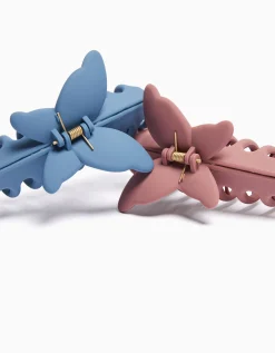 FEMME BERSHKA Tout voir*Lot 2 barrettes caoutchoutées détail