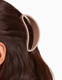 FEMME BERSHKA Accessoires cheveux*Lot 2 barrettes ovales mates