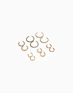 FEMME BERSHKA Tout voir*Lot 6 boucles d’eilles anneau