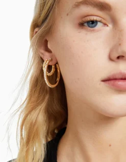 FEMME BERSHKA Tout voir*Lot 6 boucles d’eilles anneau