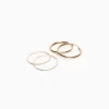 FEMME BERSHKA Tout voir*Lot 2 boucles d’eilles anneau XL