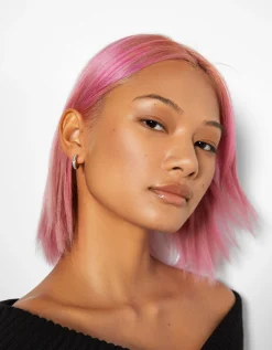 FEMME BERSHKA Tout voir*Lot 9 boucles d’oreilles brillants étoile cœur